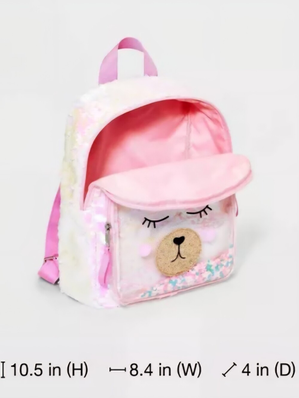 Cat & Jack | Pink Sequin Llama Face Kids Bag | New With Tags